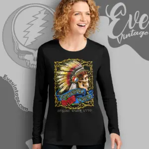 vintage grateful dead spring tour 1990 long sleeve tee