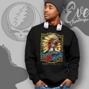 vintage grateful dead spring tour 1990 sweatshirt