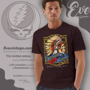 vintage grateful dead spring tour 1990 t shirt