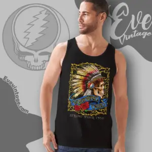 vintage grateful dead spring tour 1990 tank top racerback