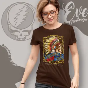vintage grateful dead spring tour 1990 women t shirt