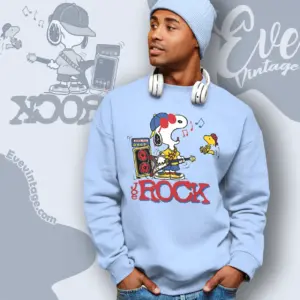 vintage snoopy joe rock shirt sweatshirt