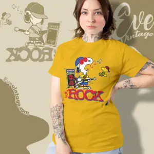vintage snoopy joe rock shirt women t shirt