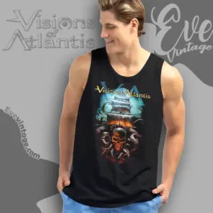 visions of atlantis armada summer tank top racerback