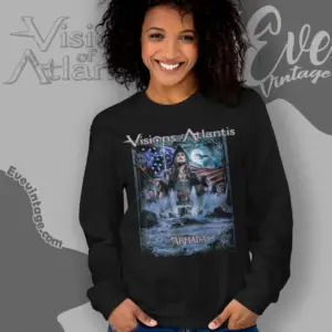 visions of atlantis armada us tour sweatshirt