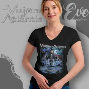visions of atlantis armada us tour v neck tshirt