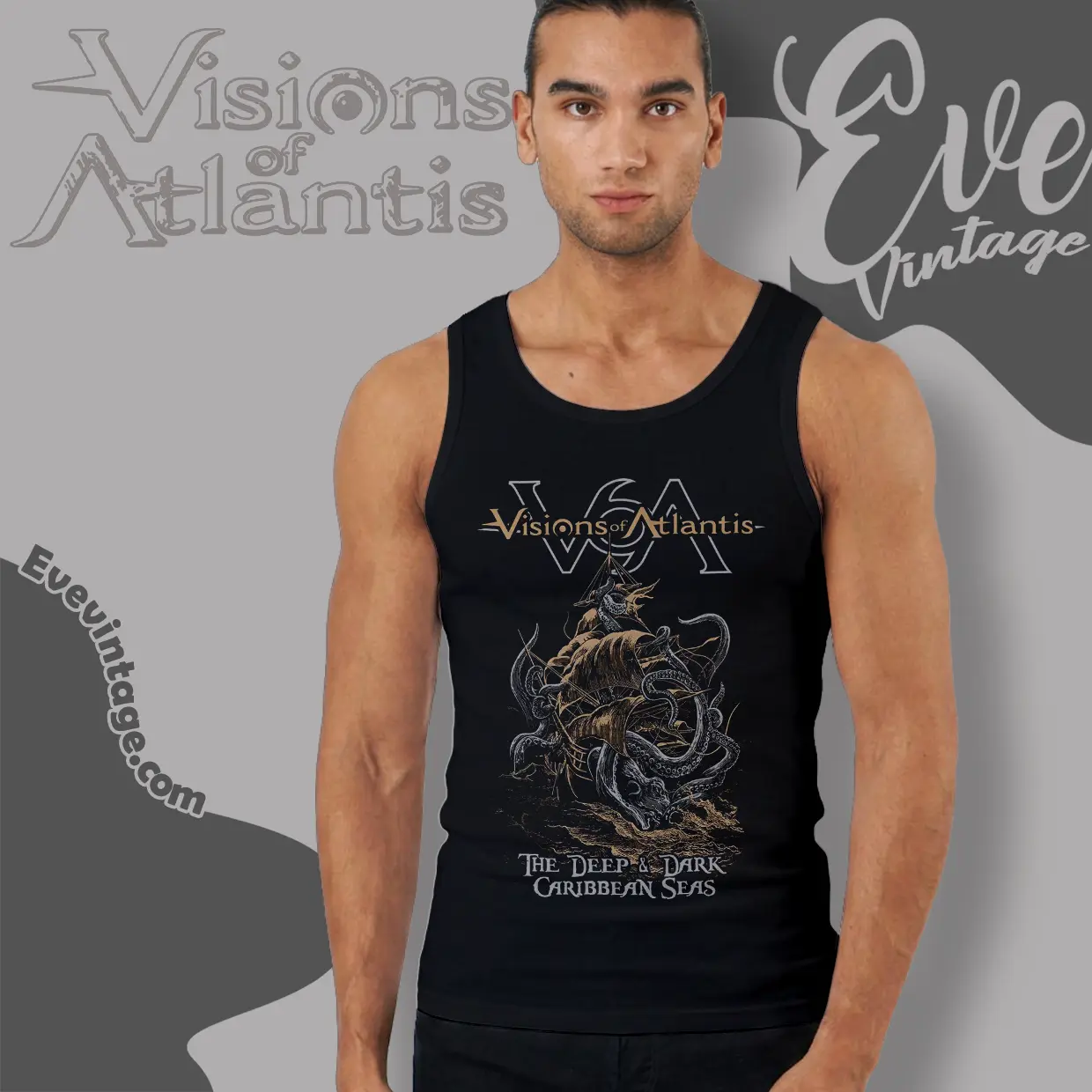 visions of atlantis carribbean seas tank top racerback visions of atlantis carribbean seas tank top racerback