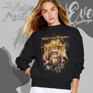 visions of atlantis clocks sweatshirt
