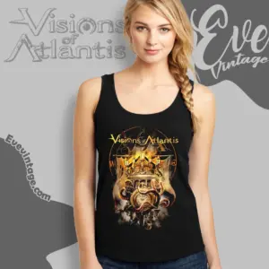 visions of atlantis clocks tank top racerback