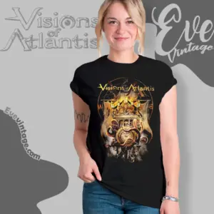 visions of atlantis clocks women t shirt