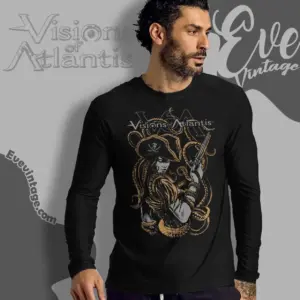 visions of atlantis full metal pirates long sleeve tee
