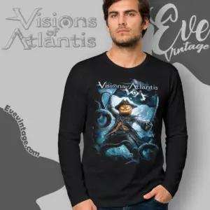 visions of atlantis halloween ahoy matey long sleeve tee