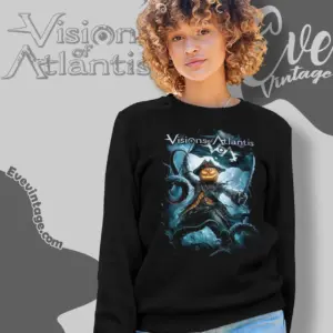 visions of atlantis halloween ahoy matey sweatshirt