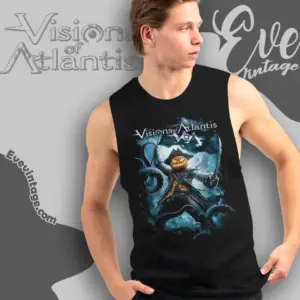 visions of atlantis halloween ahoy matey tank top racerback