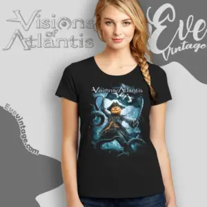 visions of atlantis halloween ahoy matey women t shirt