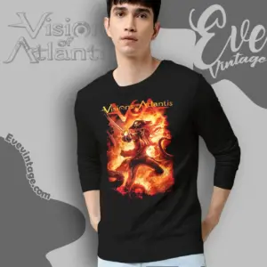 visions of atlantis hellfire long sleeve tee