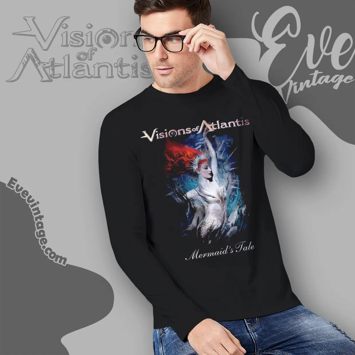 visions of atlantis mermaids tale long sleeve tee visions of atlantis mermaids tale long sleeve tee