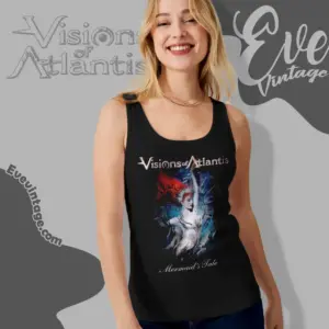 visions of atlantis mermaids tale tank top racerback