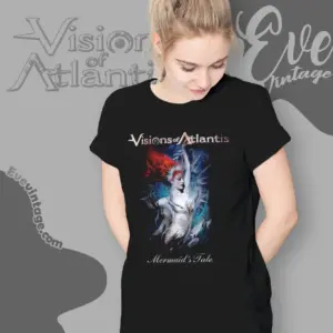 visions of atlantis mermaids tale women t shirt