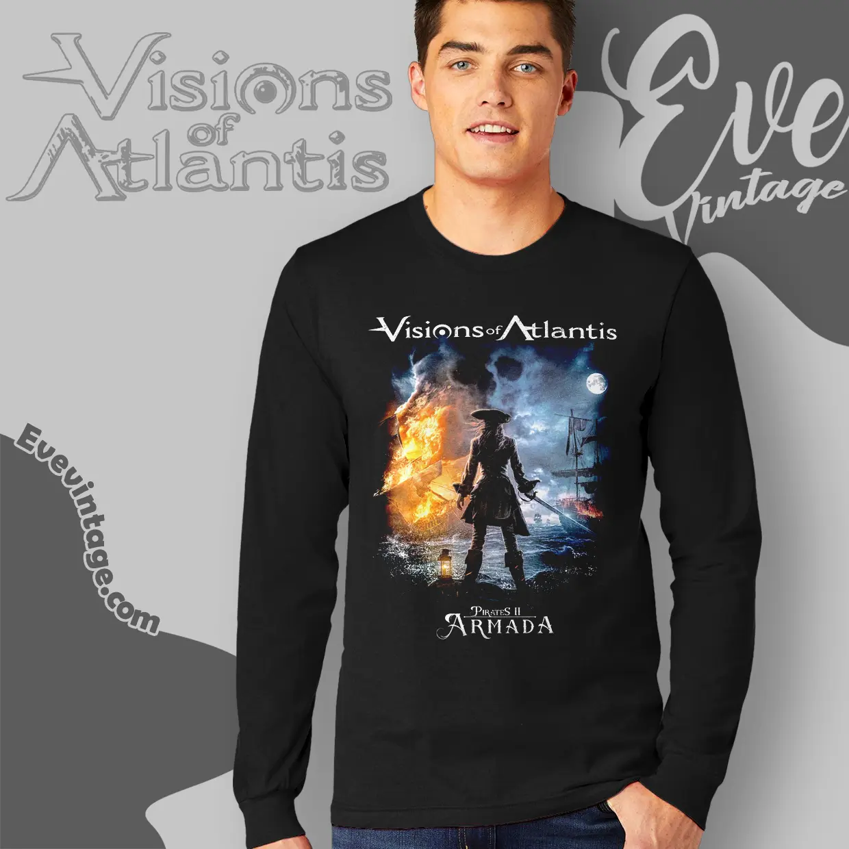 visions of atlantis pirates ii armada long sleeve tee visions of atlantis pirates ii armada long sleeve tee