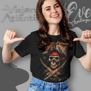 visions of atlantis pirates ii women t shirt