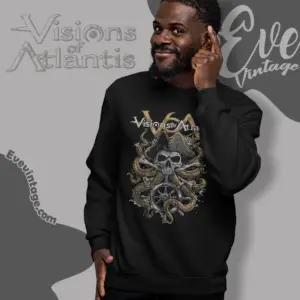 visions of atlantis plunder skull sweatshirt