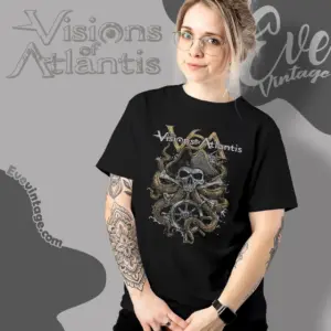 visions of atlantis plunder skull women t shirt