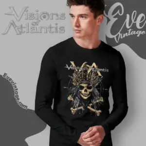 visions of atlantis the dead of the sea long sleeve tee