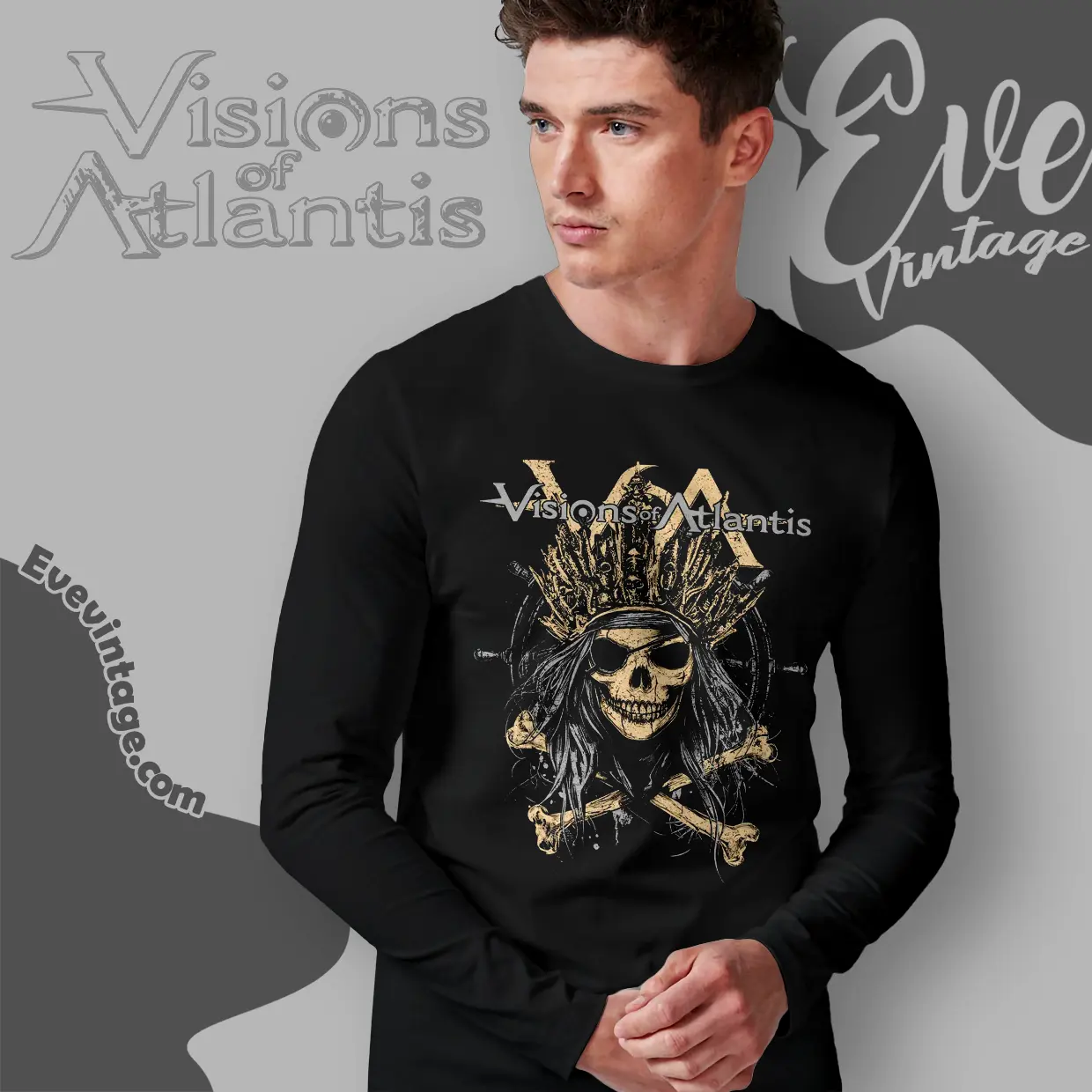 visions of atlantis the dead of the sea long sleeve tee visions of atlantis the dead of the sea long sleeve tee