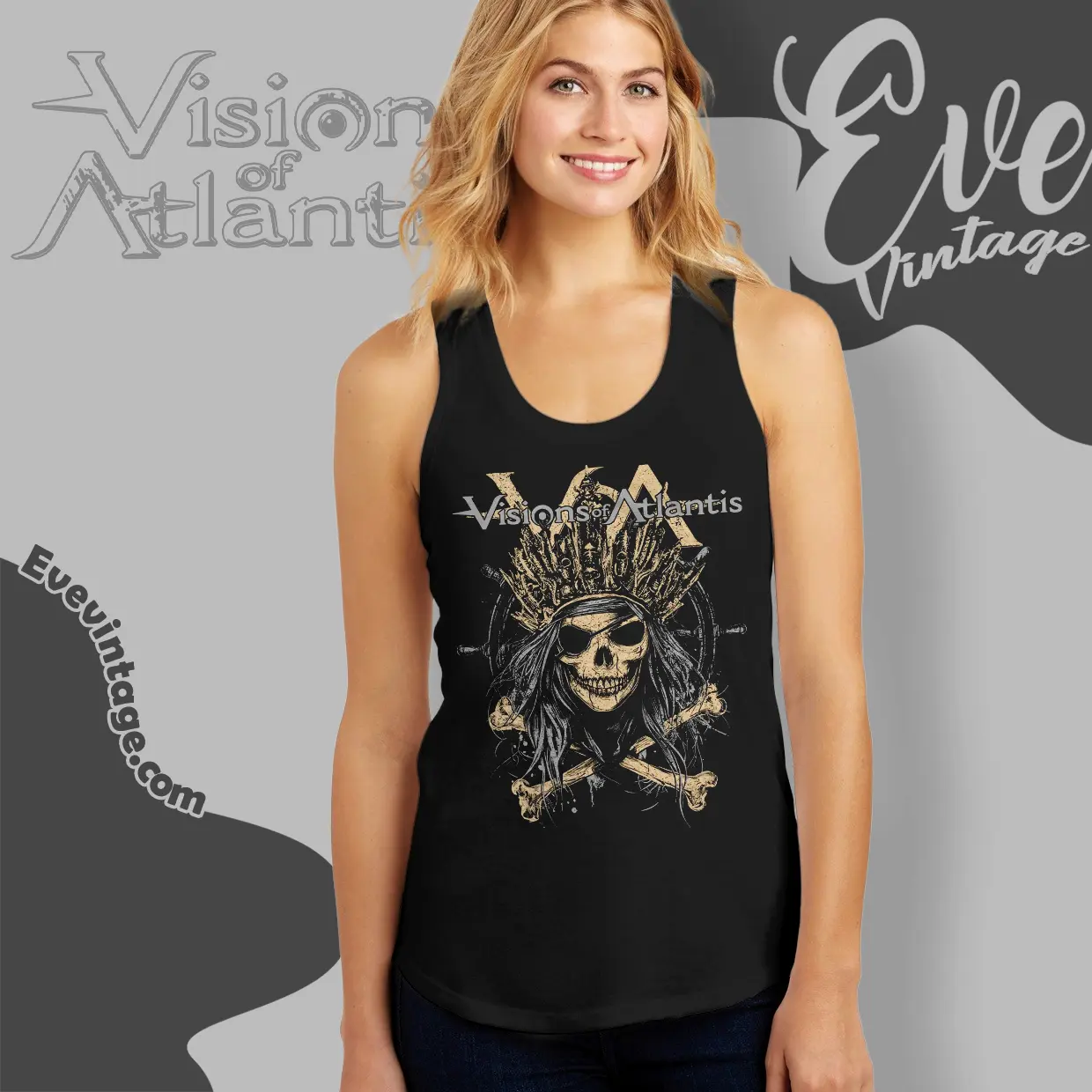 visions of atlantis the dead of the sea tank top racerback visions of atlantis the dead of the sea tank top racerback