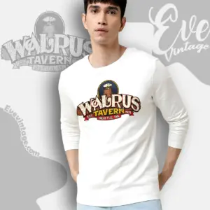 walrus tavern shirt seattle wa dive bar long sleeve tee