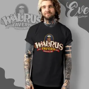 walrus tavern shirt seattle wa dive bar t shirt