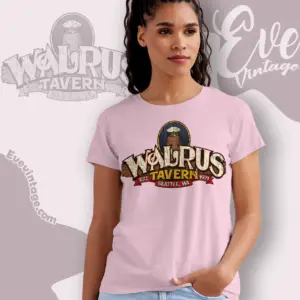 walrus tavern shirt seattle wa dive bar women t shirt